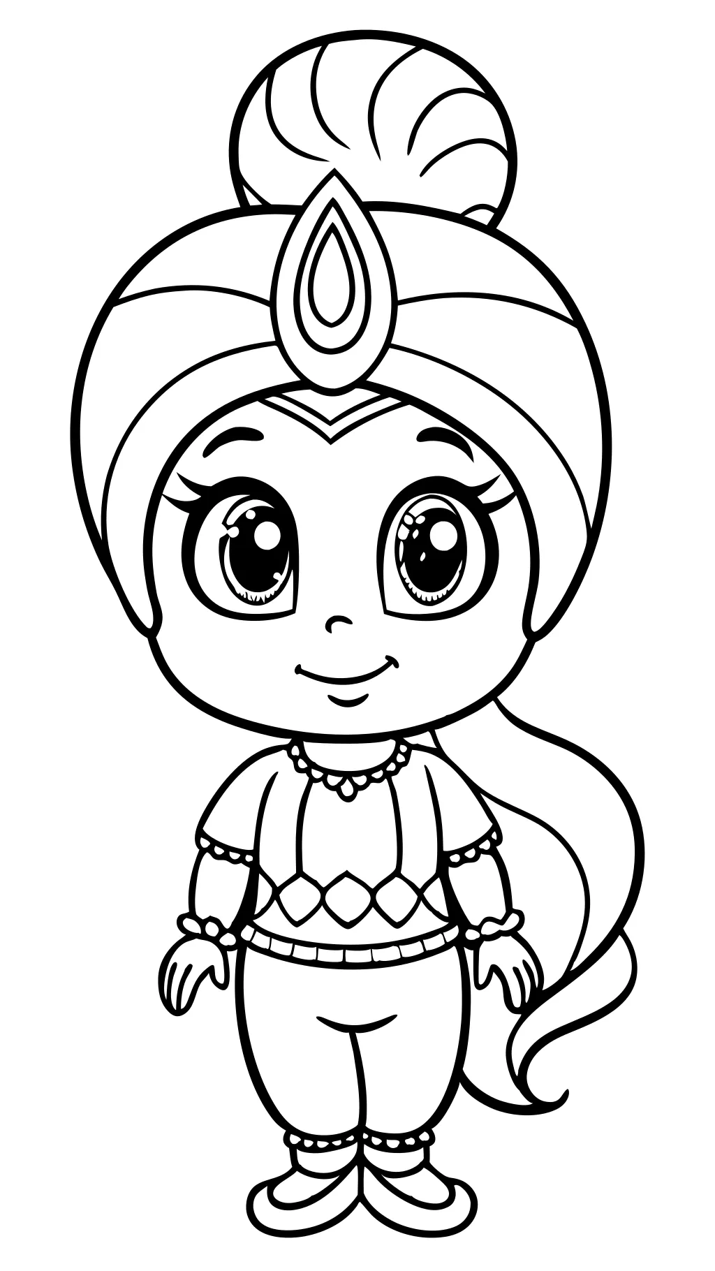 coloring pages of shimmer and shine